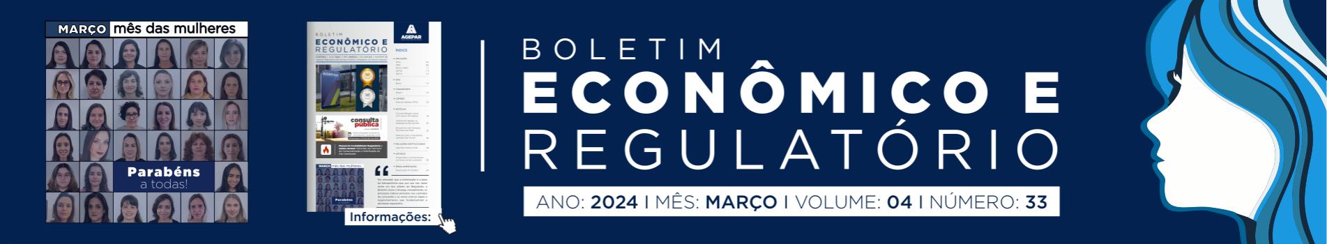 Boletim Econômico e Regulatório - Número 33 - Março 2024