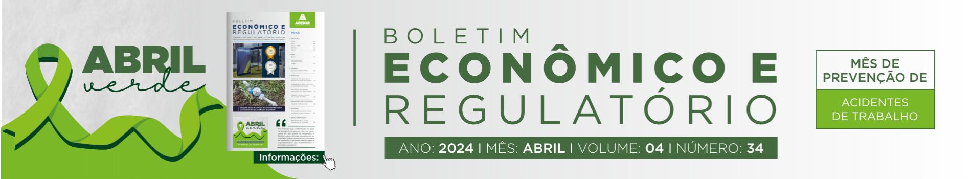 Boletim Econômico e Regulatório - Número 34 - Abril 2024