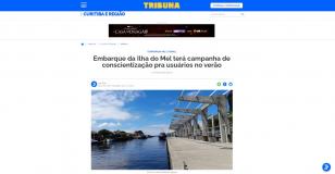 Embarque da Ilha do Mel terá campanha de conscientização pra usuários no verão