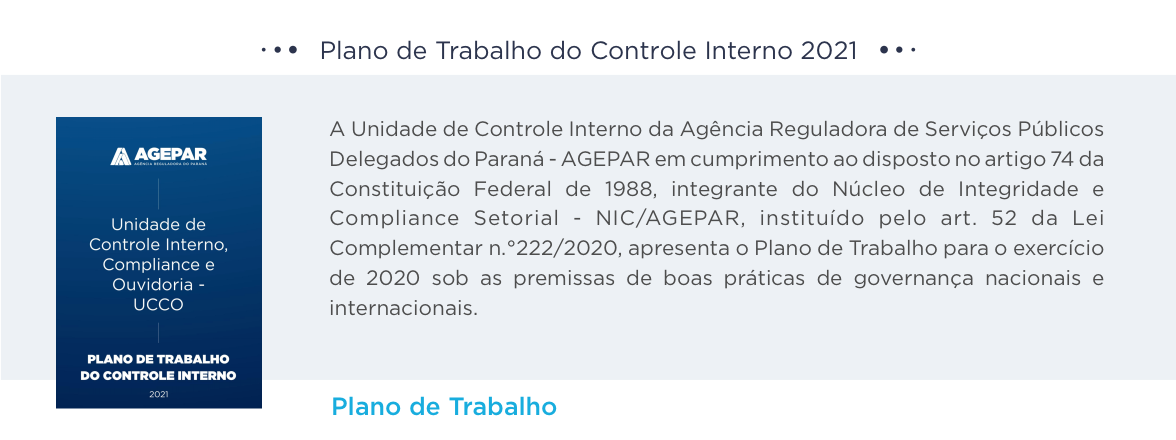 Plano de Trabalho do Controle Interno 2021