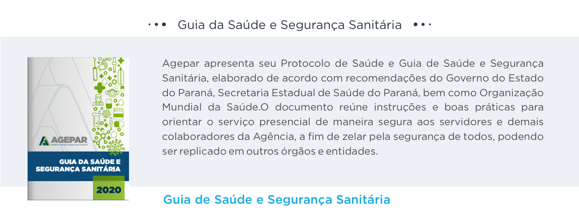 Guia da Saúde e Segurança Sanitária