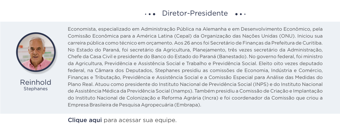 Currículo Diretor-Presidente