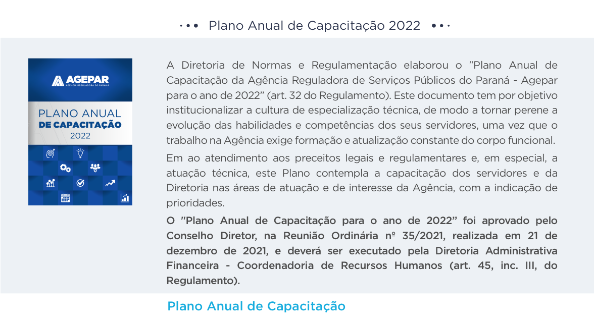 Plano Anual de Capacitação 2022