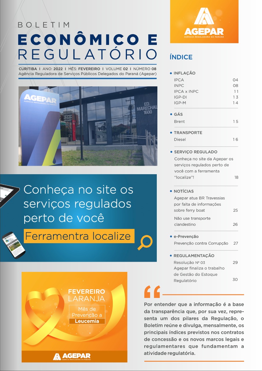 Capa do Boletim de Fevereiro