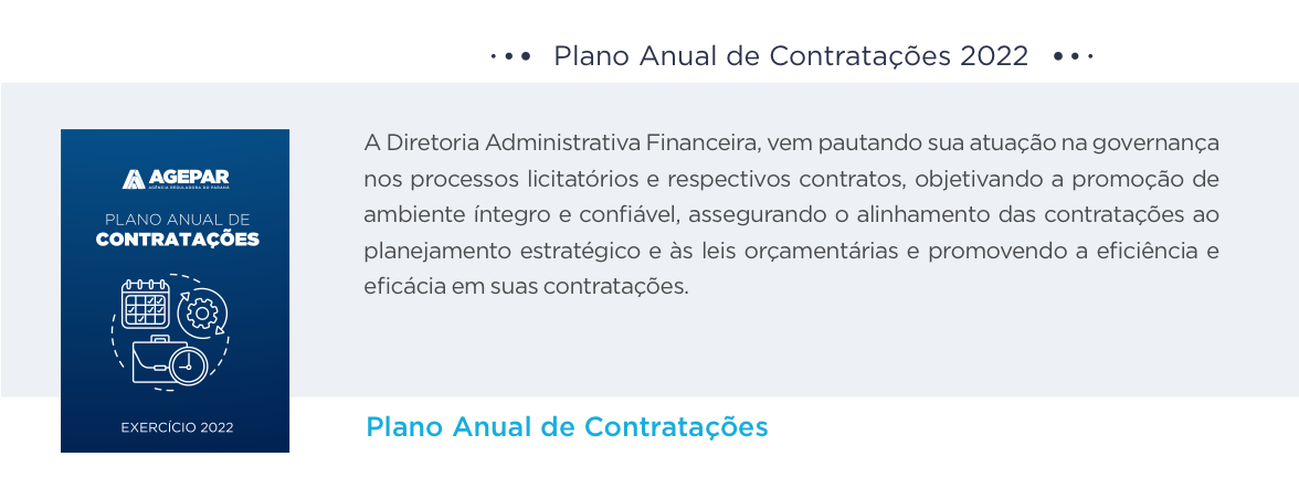 Plano Anual de Contratações 2022