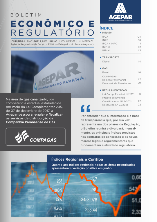 Boletim Econômico e Regulatório - número 1 - Julho 2021