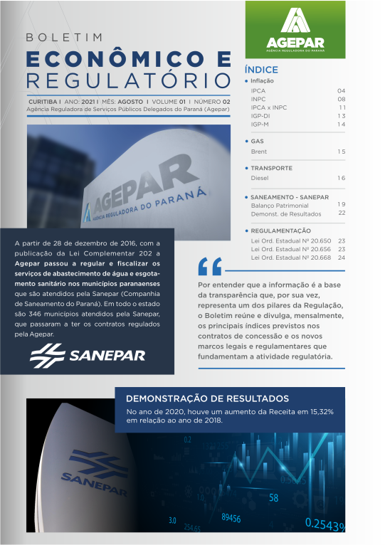 Boletim Econômico e Regulatório - Número 2 - Agosto 2021