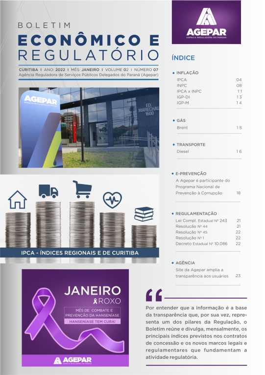 Boletim Econômico e Regulatório - Número 7 - Janeiro 2022