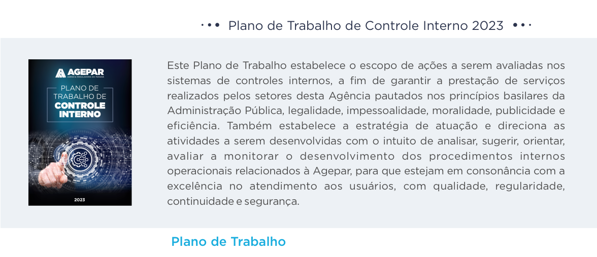 Plano de Trabalho de Controle Interno