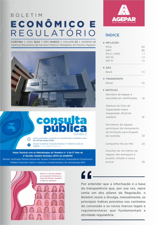 Boletim Econômico e Regulatório - número 21 - março 2023