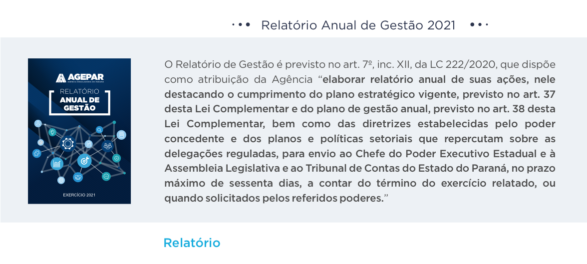 Relatório Anual de Gestão 2021