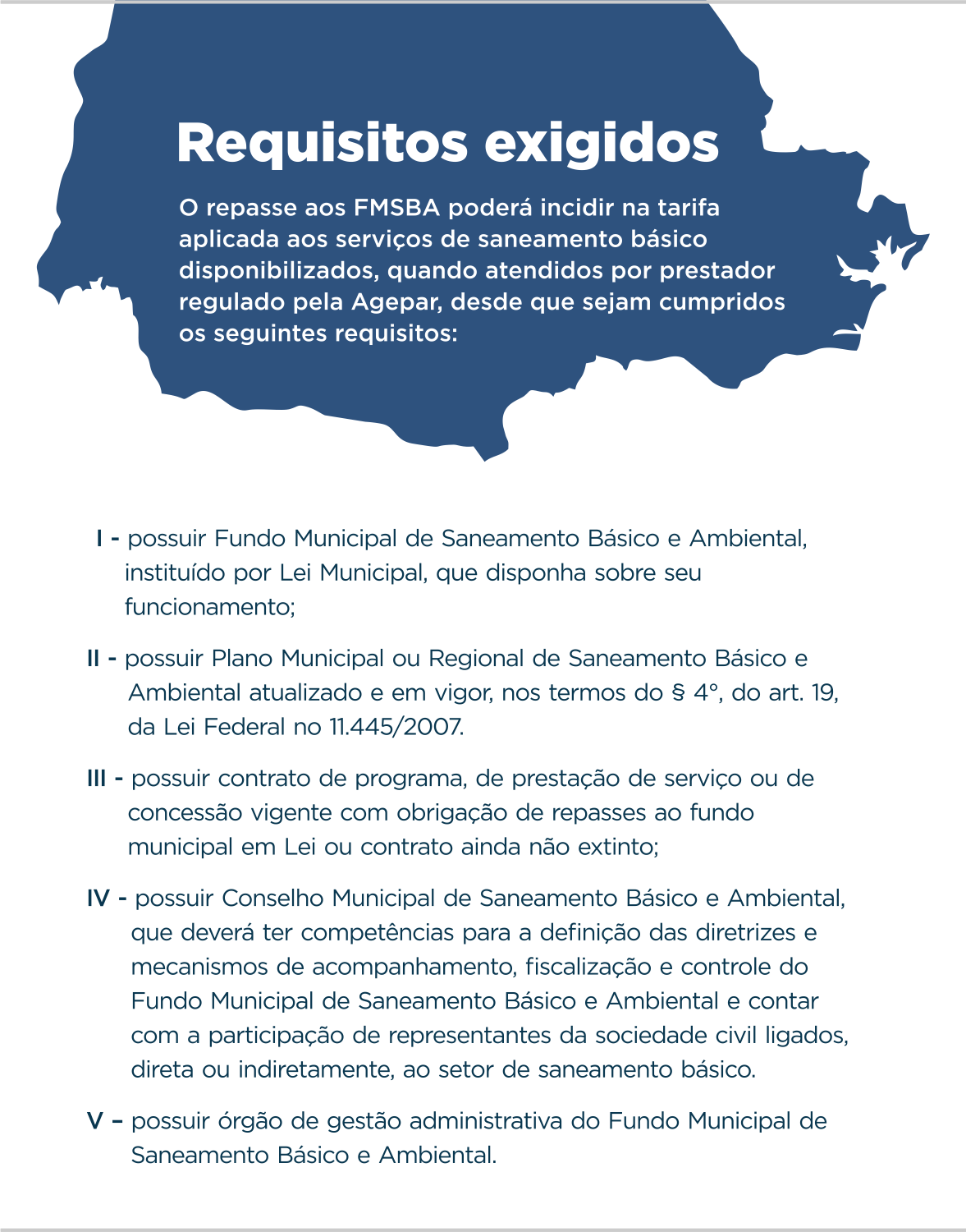 Requisitos Exigidos