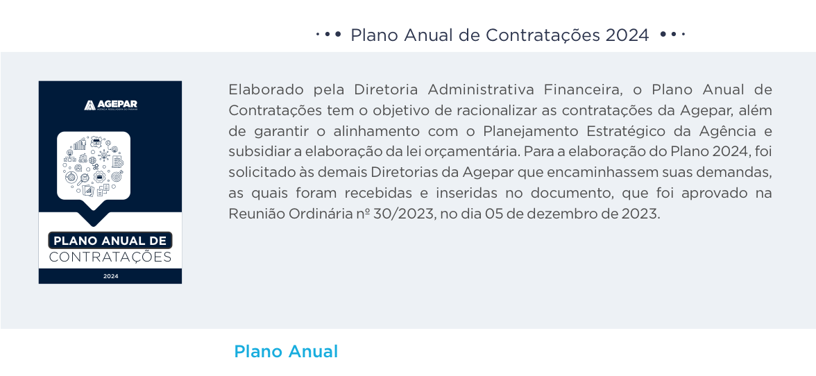 Plano Anual de Contratações 2024