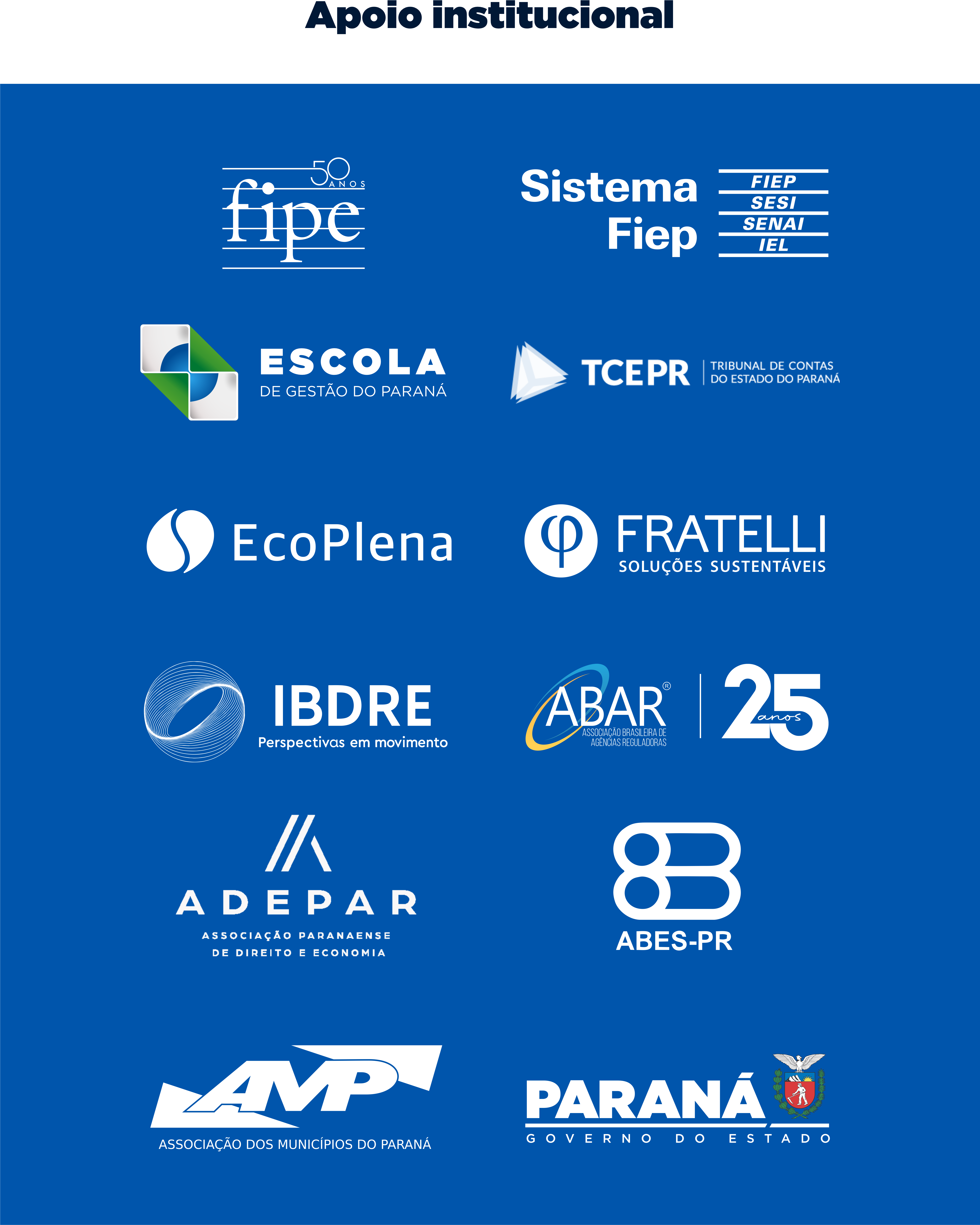 Apoio Institucional