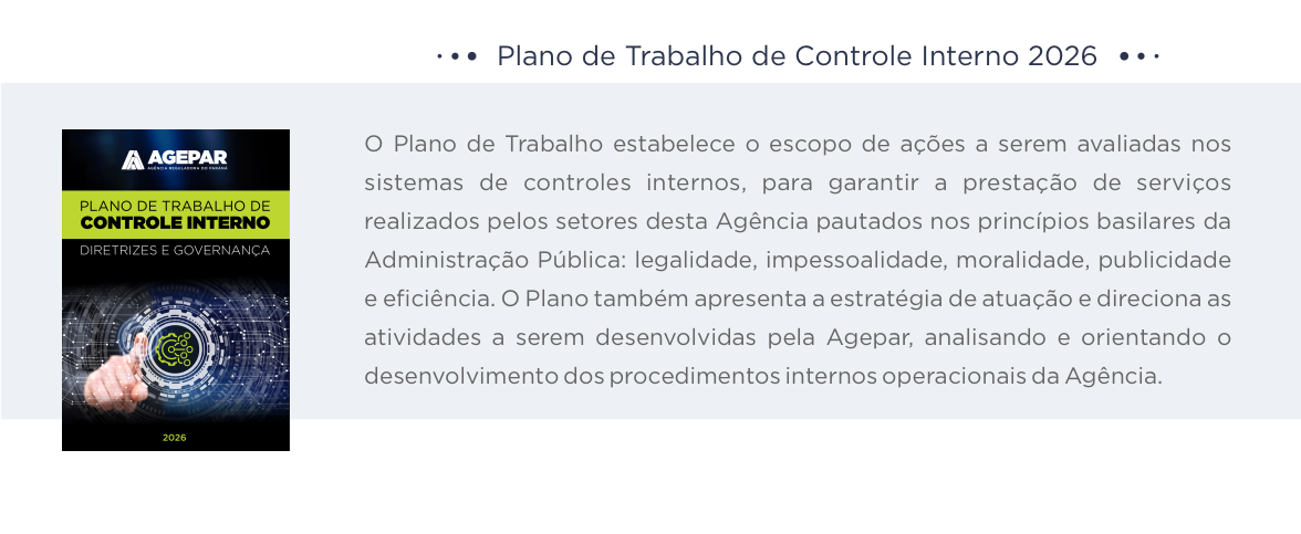 Plano de Trabalho de Controle Interno
