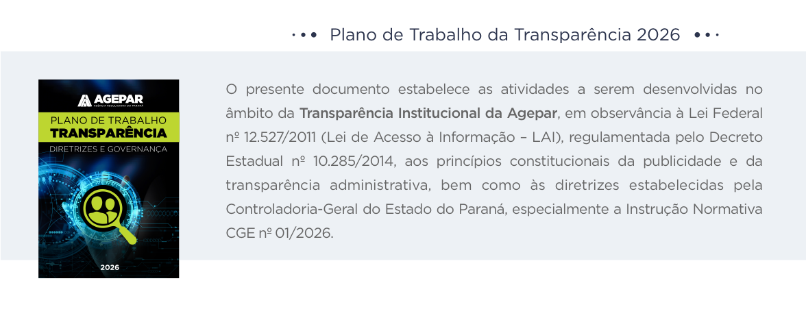 Plano de Trabalho Transparência