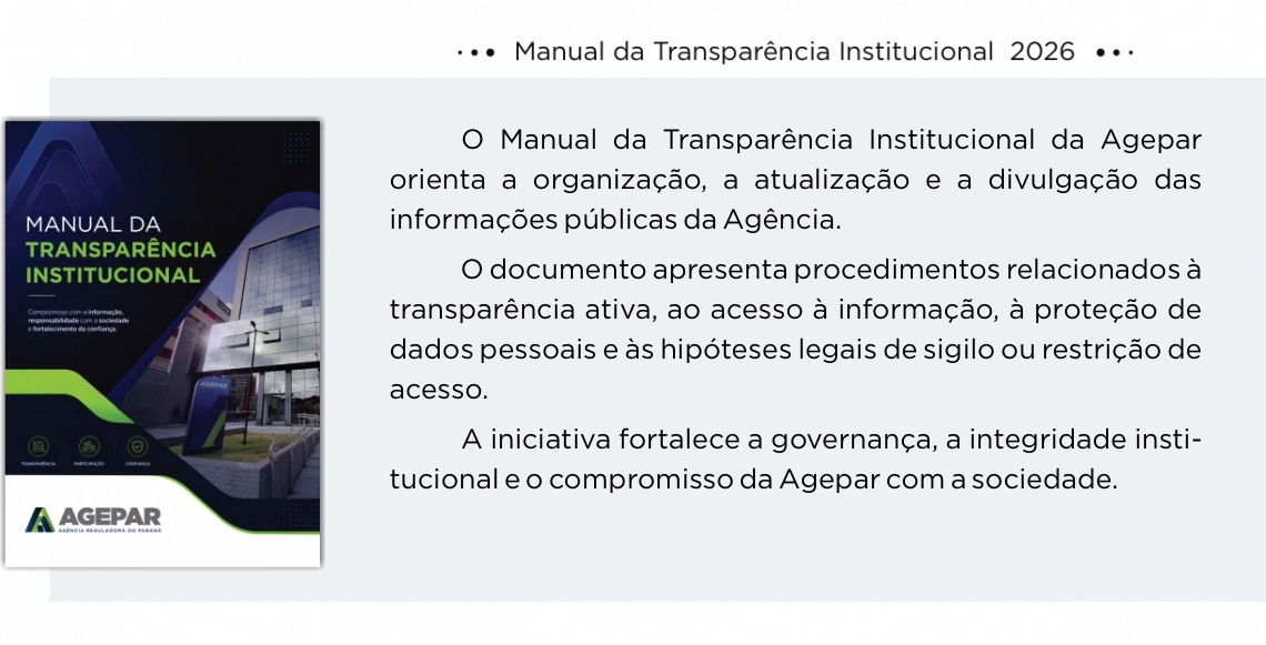 Manual da Transparência Institucional 2026