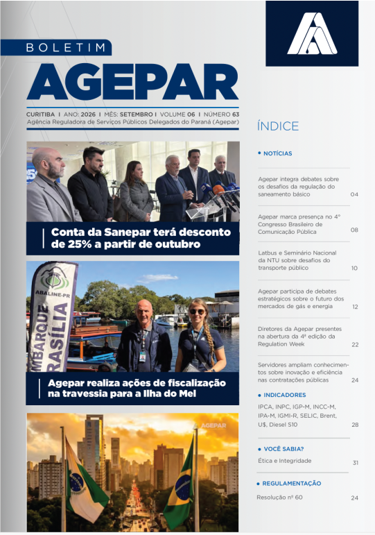 Boletim Agepar 63 Setembro de 2026
