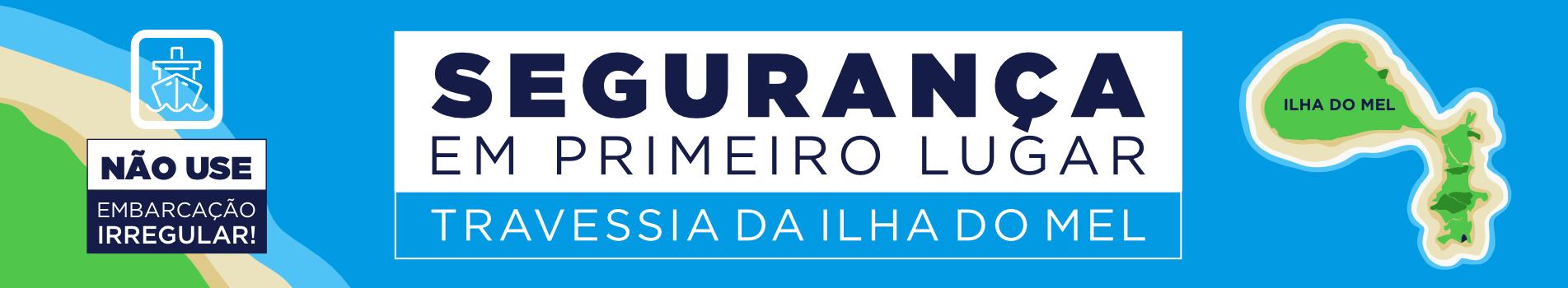 Agepar lança campanha de conscientização para usuários da travessia da Ilha do Mel