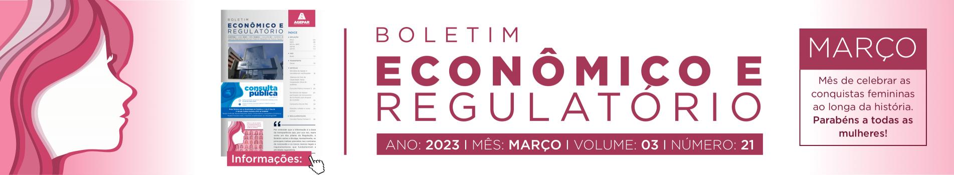 Boletim Econômico e Regulatório - número 21 - março 2023