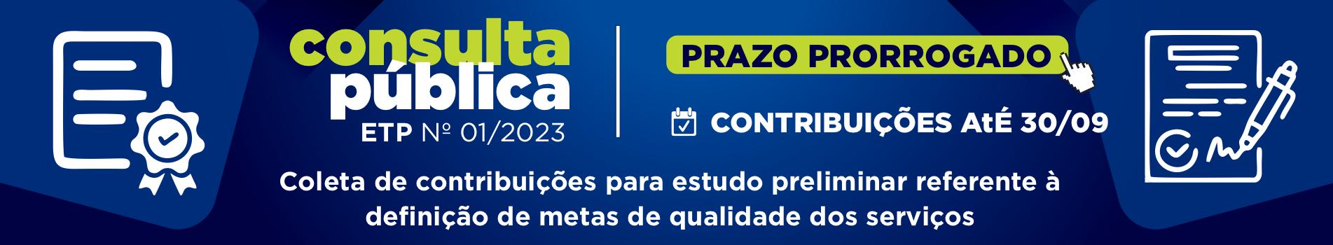Consulta Pública 01-2023 - Prorrogação 30/09