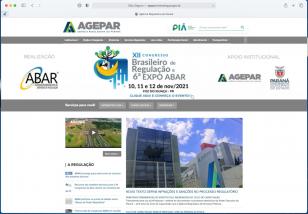 Print screen do novo site.