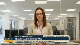 Travessia da Ilha do Mel: Compra de bilhetes deve ser feita em locais autorizados