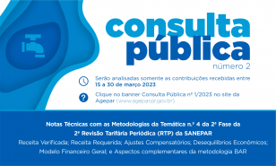 Última consulta da RTP da Sanepar abre nesta quarta-feira (15)