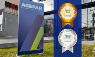 Agepar recebe certificações outro e prata do governo federal