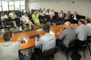 Diretores da Agepar participam de reunião em Londrina para tratar de obras e serviços da Sanepar 