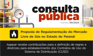 Agepar abre consulta pública sobre as regras para a implementação do Mercado Livre de gás canalizado no Paraná