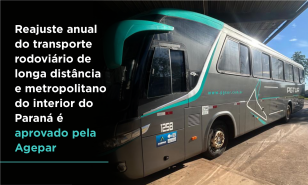 Reajuste anual do transporte rodoviário de longa distância e metropolitano do interior do Paraná é aprovado pela Agepar