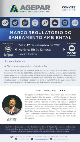 Informações da nota em banner eletrônico