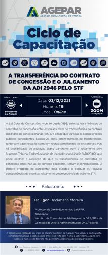 Banner eletrônico com informações da matéria
