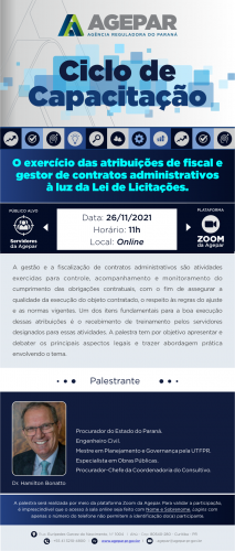 Banner eletrônico com informações da matéria