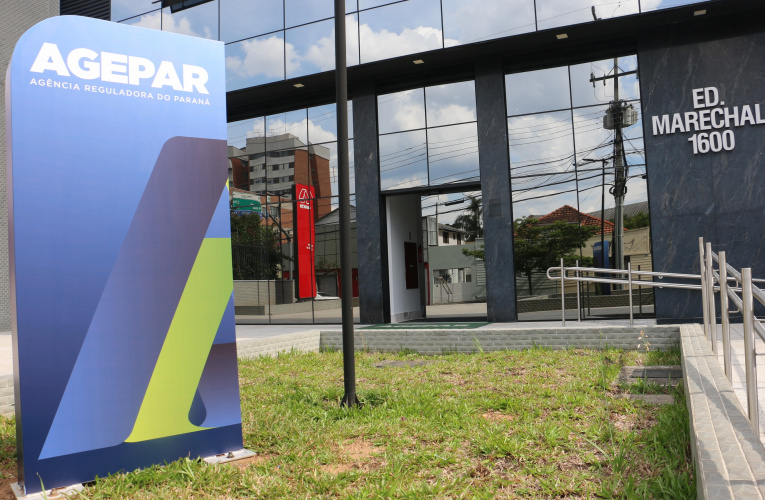 Fachada da nova sede da Agepar