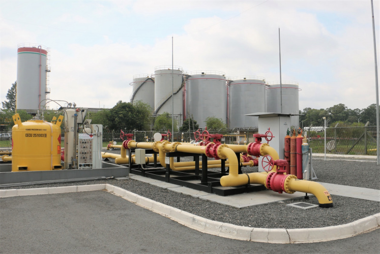 Rede de distribuição da Compagas