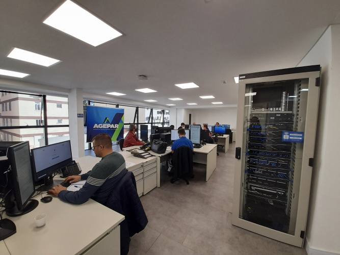 Instalação em nova sede da Agepar