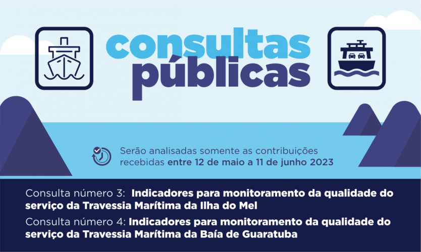 Consultas públicas da Agepar discutem indicadores de qualidade dos serviços da travessia da Ilha do Mel e ferryboat de Guaratuba
