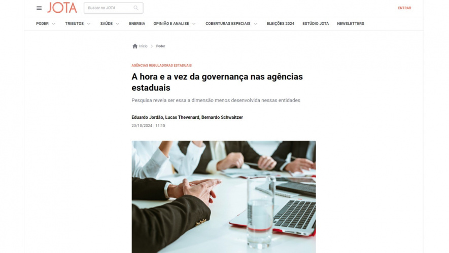 Artigo: A hora e a vez da governança nas agências estaduais