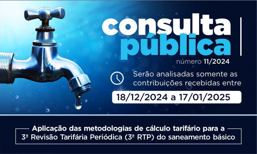 Agepar abre consulta pública apresentando resultados parciais de fatores que compõem a 3ª Revisão Tarifária Periódica do saneamento