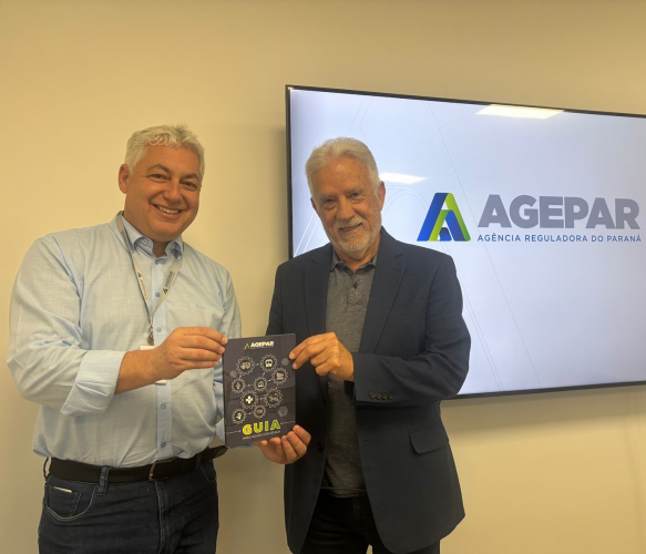 Diretor-presidente Rubens Bueno e prefeito Douglas Fabrício