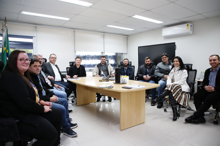 Reunião entre Detran e Agepar