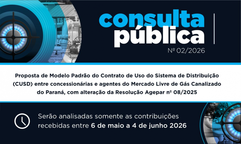 Agepar abre consulta pública para aprimorar modelo do Contrato de Uso do Sistema de Distribuição (CUSD)