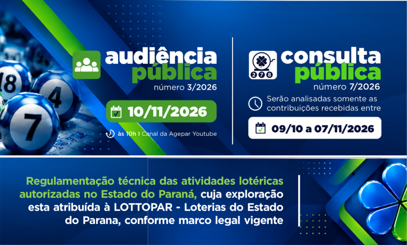 Agepar abre Consulta e Audiência Pública sobre a regulação das loterias no Paraná.png
