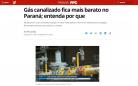 Gás canalizado fica mais barato no Paraná