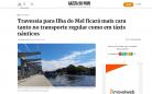 Travessia para Ilha do Mel ficará mais cara tanto no transporte regular como em táxis náuticos