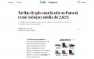 Tarifas de gás canalizado no Paraná terão redução média de 2,62%  
