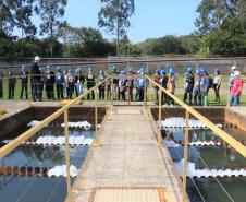 Servidores e diretores da Agência Reguladora de Serviços Públicos Delegados do Paraná (Agepar) visitaram, nesta quarta-feira (25), duas estações e o museu da Companhia de Saneamento do Paraná (Sanepar)