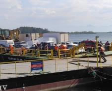 Agepar verifica melhorias nas condições dos terminais e embarcações do ferryboat de Guaratuba